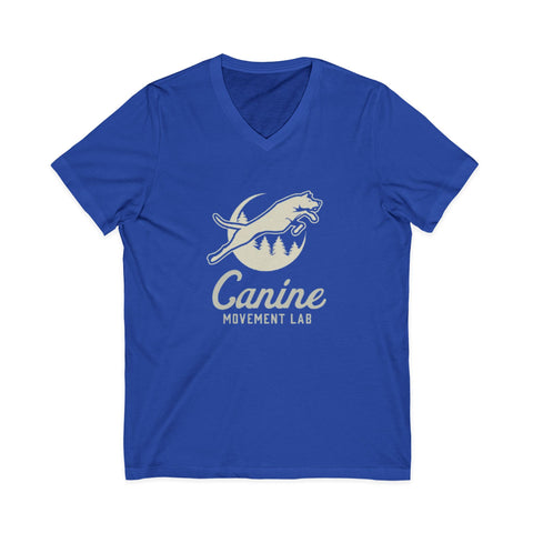 Unisex Jersey Short Sleeve V-Neck Tee