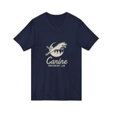 Unisex Jersey Short Sleeve V-Neck Tee