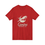 Unisex Jersey Short Sleeve V-Neck Tee