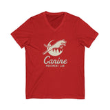 Unisex Jersey Short Sleeve V-Neck Tee