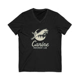 Unisex Jersey Short Sleeve V-Neck Tee