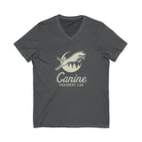 Unisex Jersey Short Sleeve V-Neck Tee