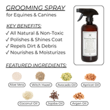 Grooming Spray for Dogs & Horses - 16oz
