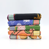 reversible bandana / green tigers + stripes