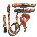 Martingale Dog Collar – Leopard / Peach