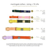 martingale collar / lilac + violet