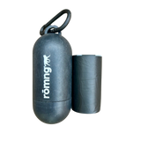 bamboo poop bag dispenser + compostable roll