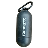 bio-based dog poop bags + bamboo dispenser