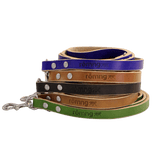 handmade leather dog leash